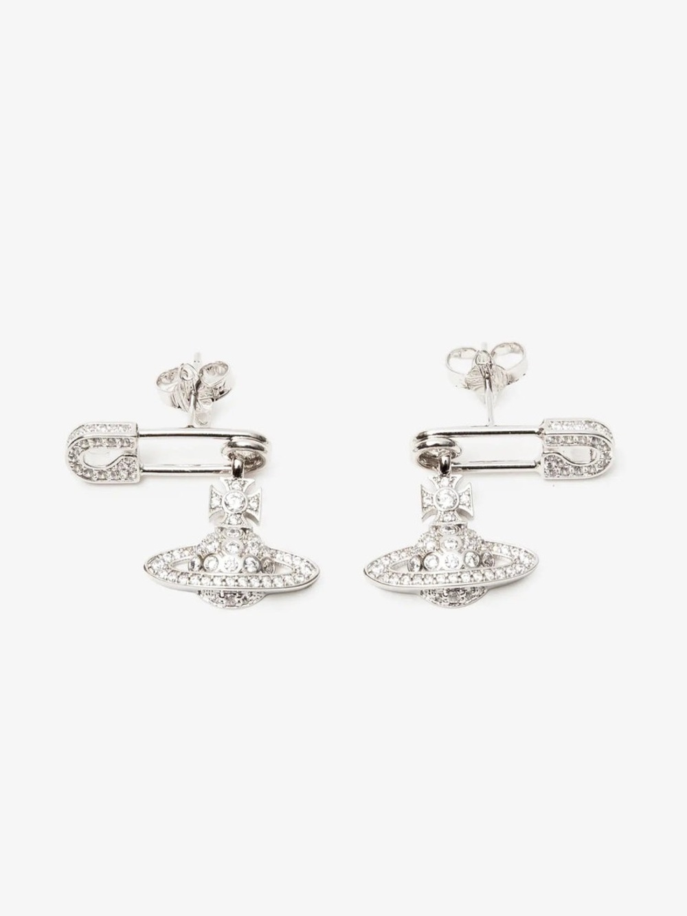 NWOT Vivienne Westwood Lucrece Earrings Safety Pin